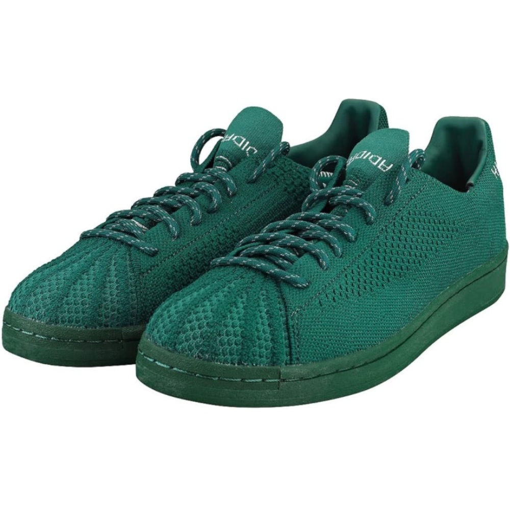 Adidas Superstar Primeknit x Pharrell Green Men's Size 9.5 Human Race Sneakers